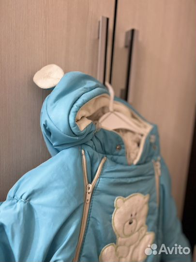 Зимний комбинезон 74 80 на мальчика