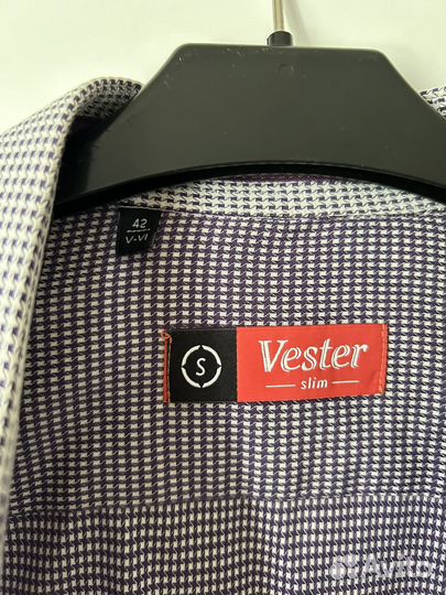 Мужская рубашка vester 42(l/xl) как новая