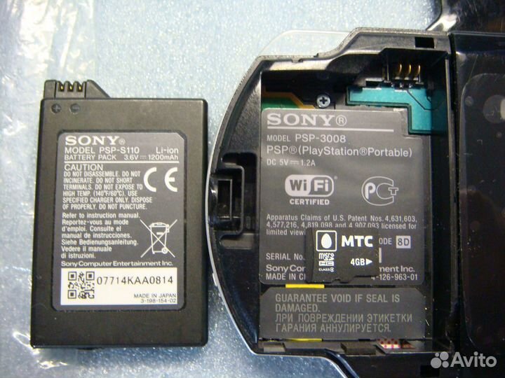 Sony PSP Slim 3008+4gb оф.пр.5.03