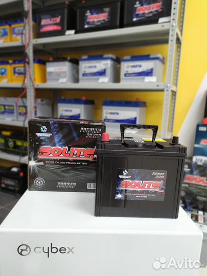 Аккумулятор 59Ah Solite 70B24R 520A самый мощный