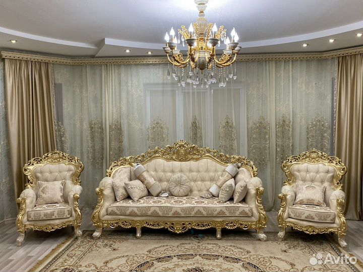 Диван и 2 кресла