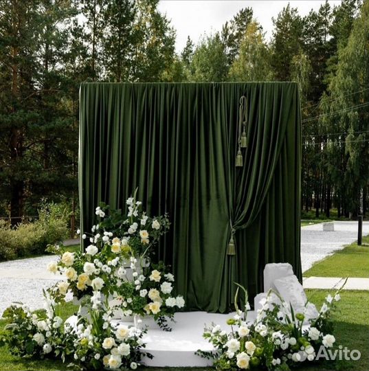 Декор свадьбы за городом