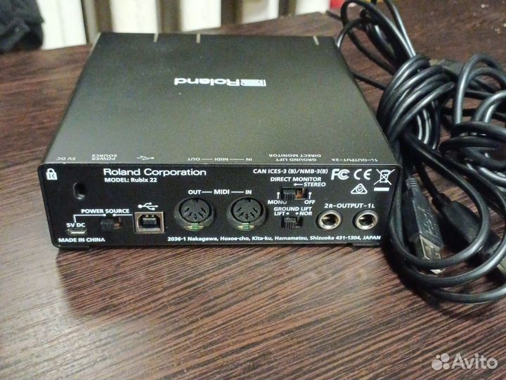 Студийная звуковая карта Ronald Rubix 22