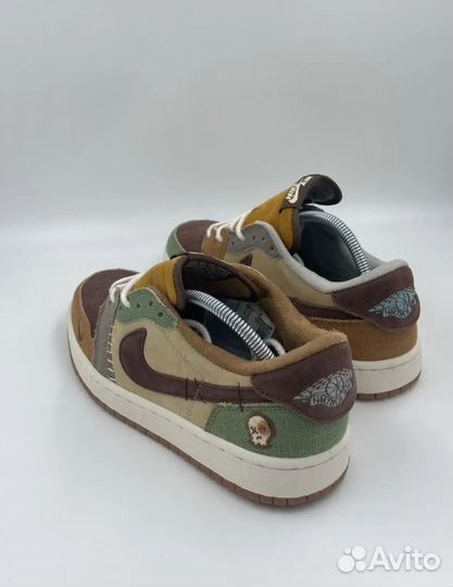 Кроссовки nlke air jordan 1 low voodoo,zion