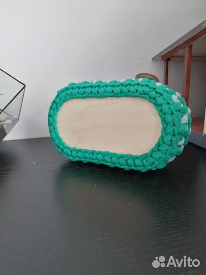 Корзинка вязаная ручная работа