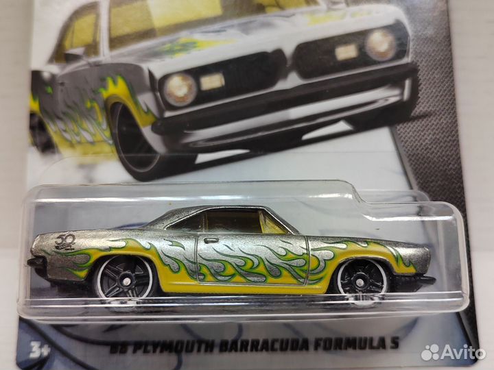 Hot Wheels 68 Plymouth Barracuda Formula S Zamac