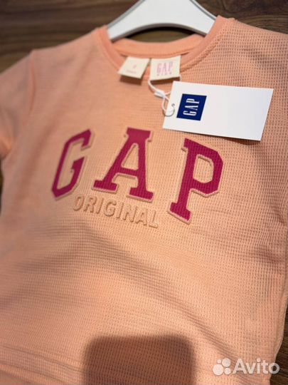 Костюм GAP вафельный на девочку 98,104,110,116