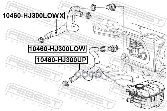 Патрубок системы охлаждения chevrolet cruze 09