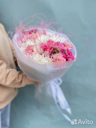 Цветы с доставкой.французская роза. букеты. францу