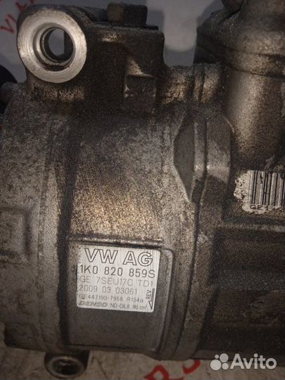 Компрессор кондиционера Audi A3 8P CAX 1.4 2011