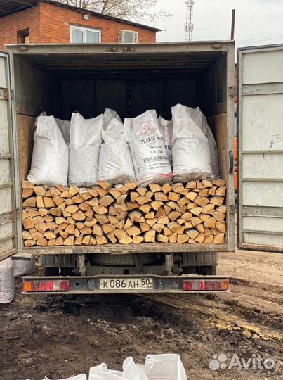 Дрова березовые колотые