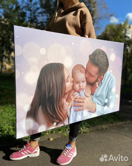 Портрет по фото / печать на холсте