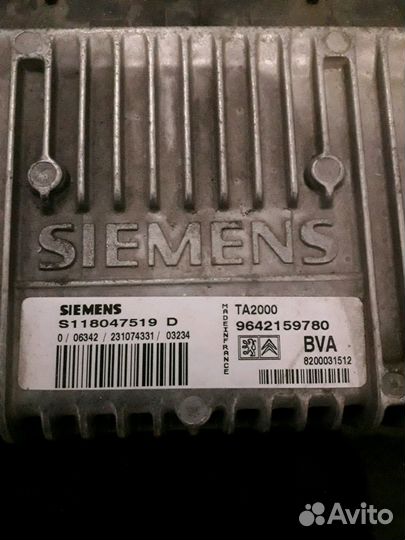 Блок управления АКПП siemens S118047519D