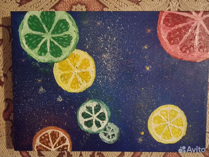 Картина маслом цитрус