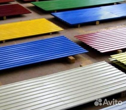 Профнастил С8 окрашеный, м2