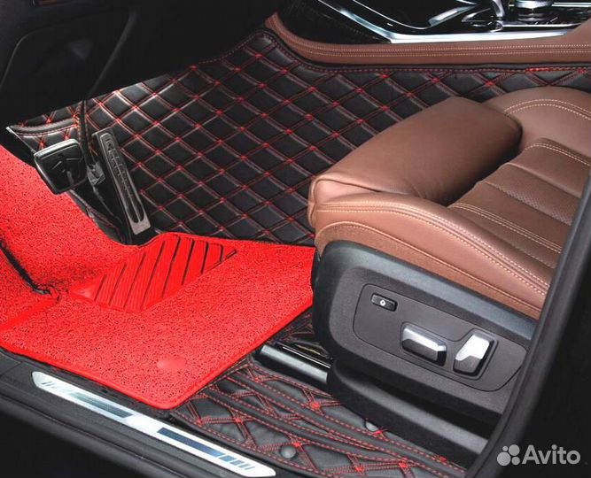 3D Коврики Infiniti FX 37 35 Высокие Борта Экокожа