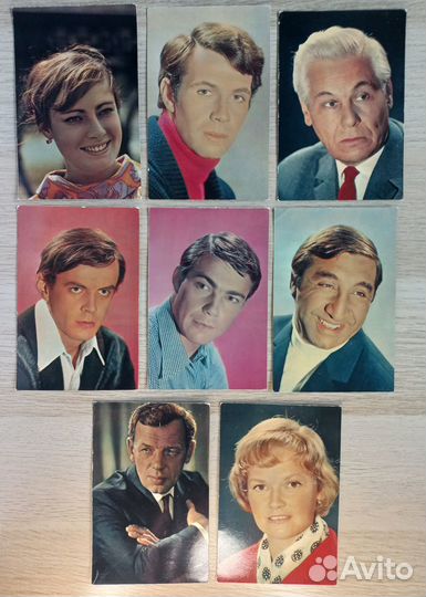 Советские киноактеры и кадры из фильмов, 1973