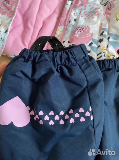 Зимний костюм для девочки 92 98