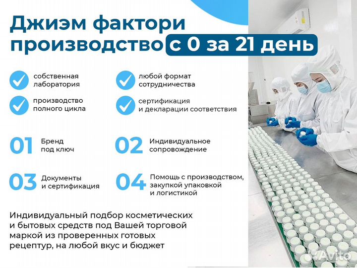 Производство косметики