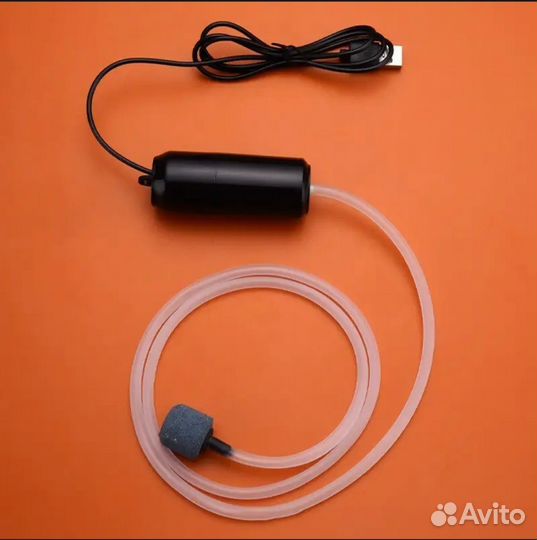 Аэратор от USB для аквариума, живца