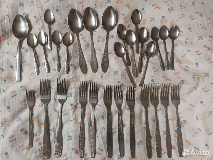 Ложки и Вилки столовые, чайные СССР