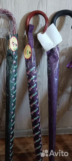 Зонтики тросточки дет/ взр