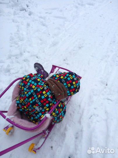 Санки Тимка 3 с сидушкой