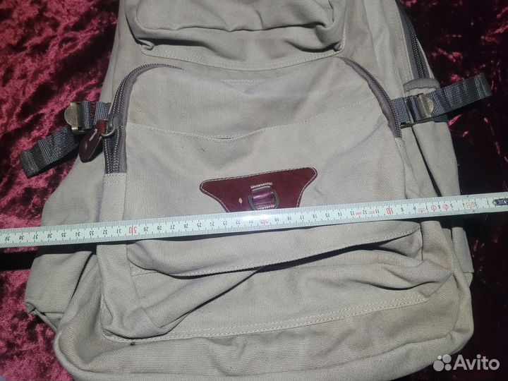 Рюкзак брезентовый холщовый