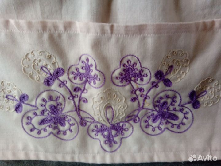 Фартук женский кухонный с вышивкой СССР