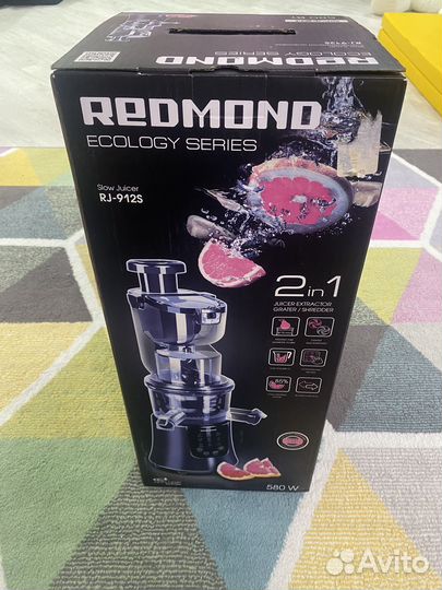 Соковыжималка шнековая redmond RJ-912S
