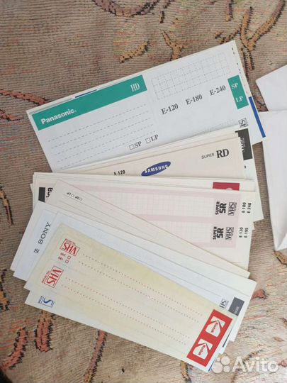 Наклейки для кассеты