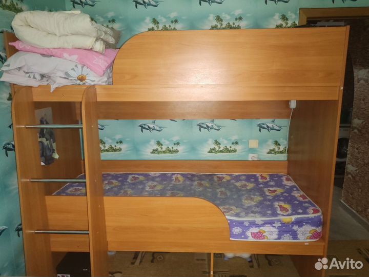 Двухъярусная кровать бу