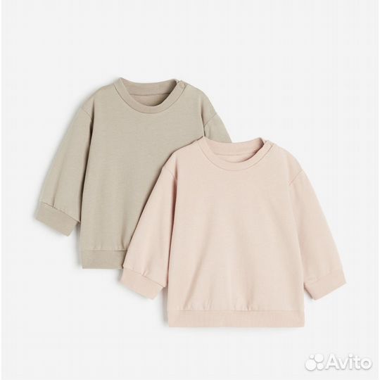 Комплект худи H&M с длинными рукавами, 2 штуки