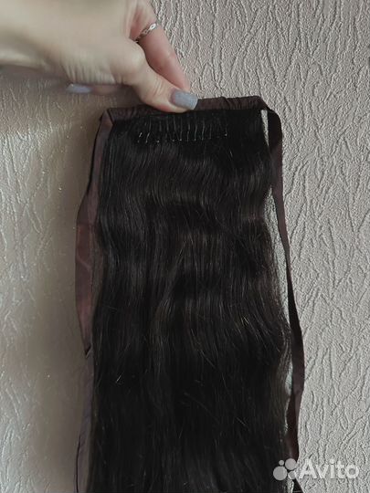 Шиньон волосы на заколках