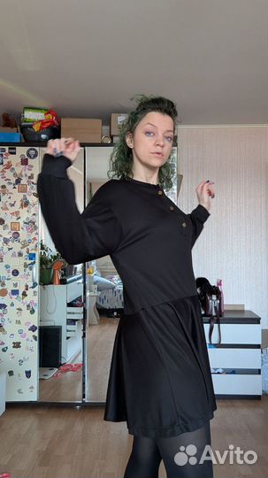 Платье zara свободного кроя