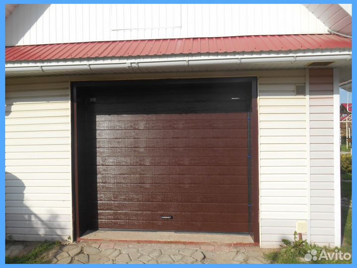 Автоматические секционные гаражные ворота