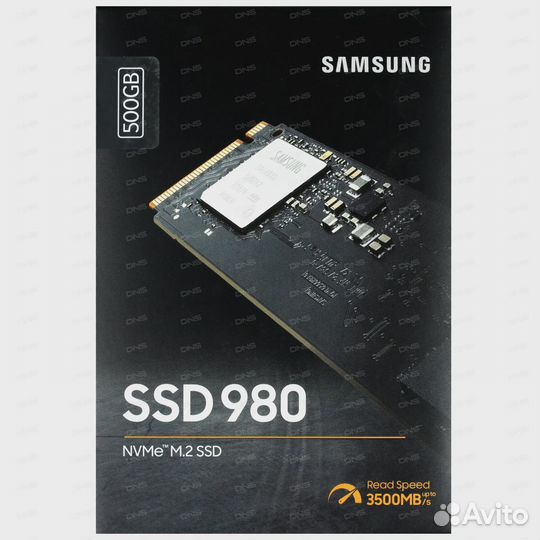 500 гб SSD M.2 накопитель Samsung 980 MZ-V8V500B