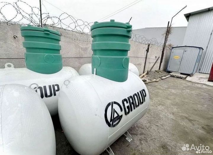 Газгольдер 900л, автономное газоснабжение