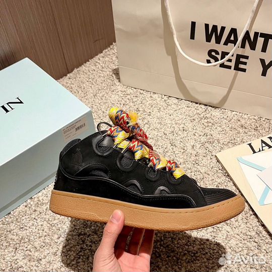 Кроссовки lanvin x gallery dept curb