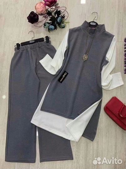 Костюм тройка женский от 44 до 54