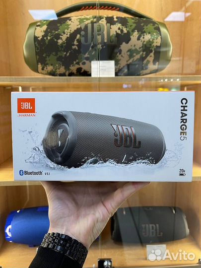 Колонка JBL Charge 5 Gray