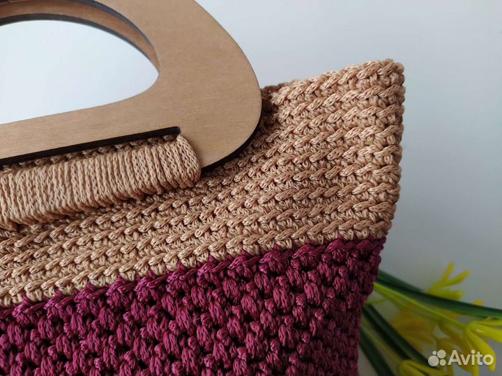 Cумка-шоппер ручной работы