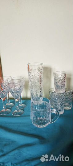 Ваза хрустальная