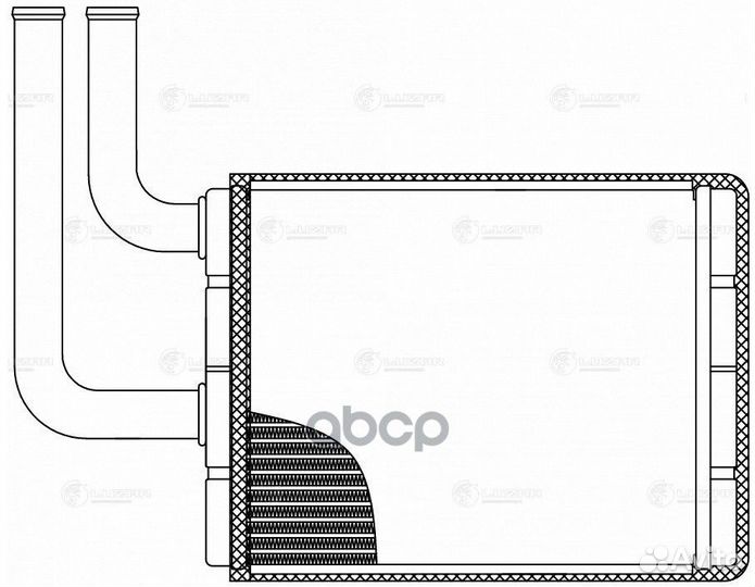 Радиатор отопителя салона chery fora 06- 1.6I/2.0I