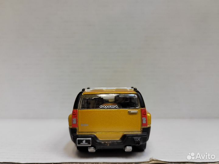 Hot Wheels Drop Stars Hummer H3 gold 1:50 распак