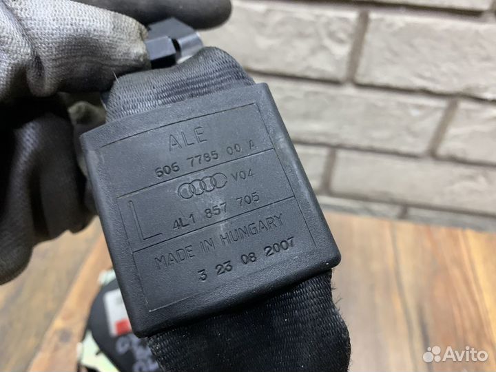 Audi Q7 (4L) Ремень безопасности с пиропатроном