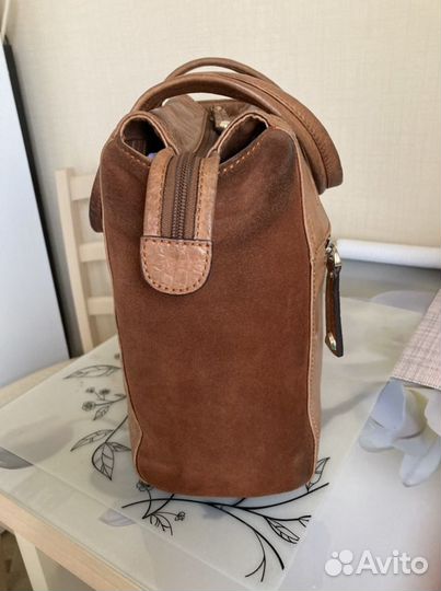 Сумка женская натуральная кожа италия бу