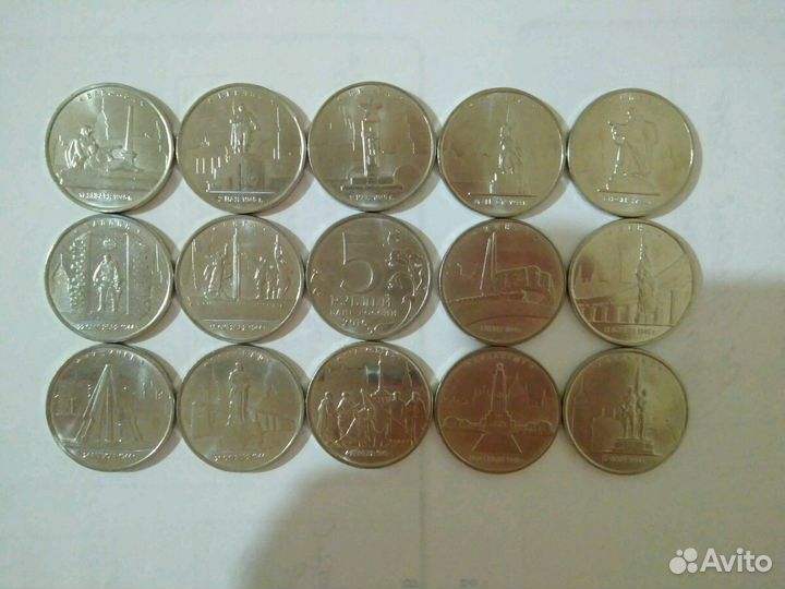 Монеты 2016 г. Города-столицы набор