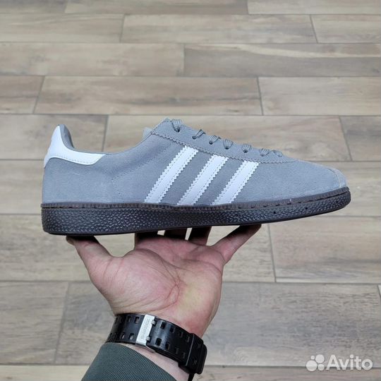 Кроссовки мужские adidas munchen grey white 44