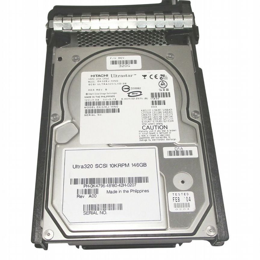 [K4796] Жесткий Диск Dell 146gb U320scsi 3.5" Hdd K4796
